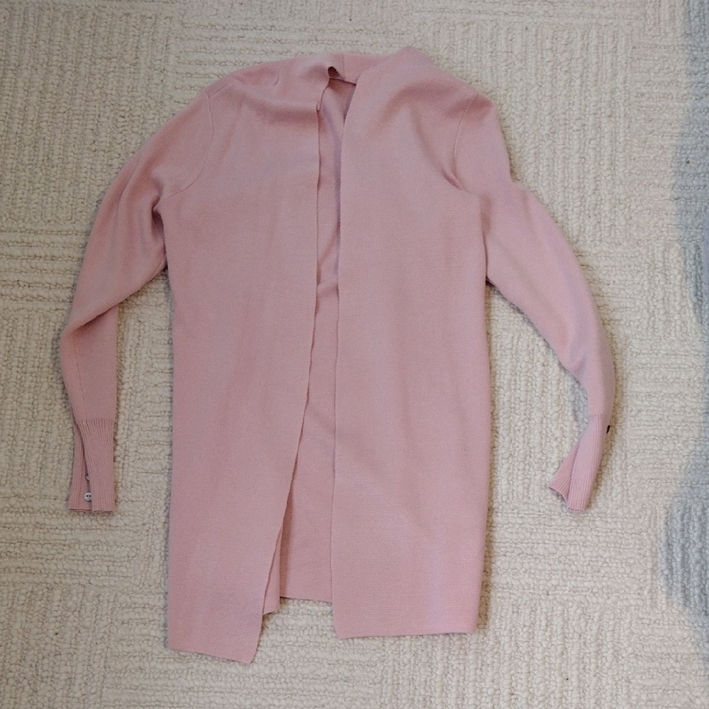 Cyrus Soft Pink Knit Cardigan